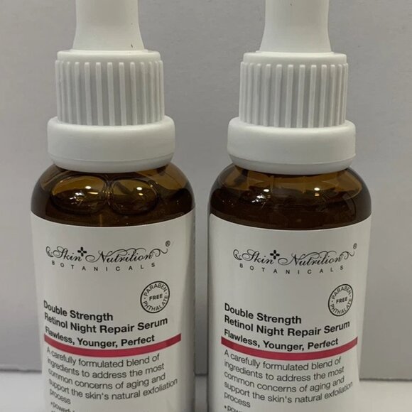 Lot of 2 Skin Nutritions Double Strength Retinol Night Repair Serum 1.0 oz./30m - Picture 2 of 10